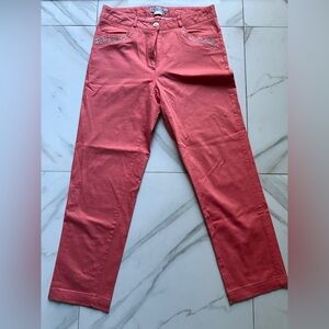 Coral Straight-Leg Pants from Korea